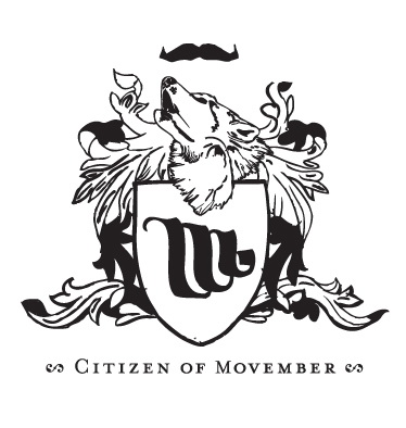 Citizen of Movember - click here to donate Movember logo